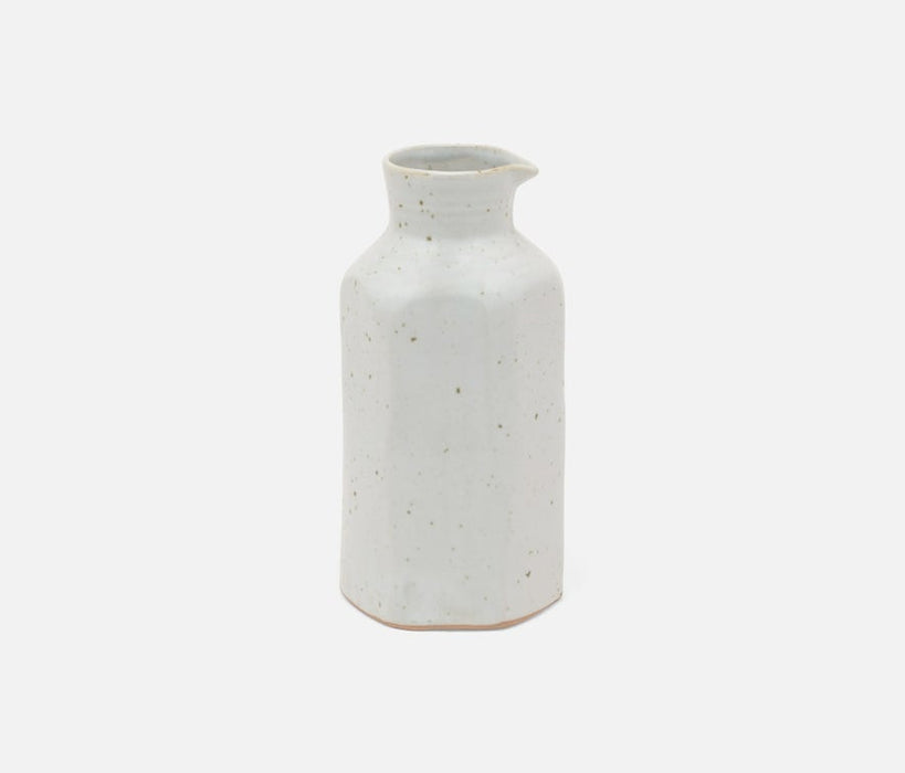 DEBORAH White Salt Glaze Pitcher, Small