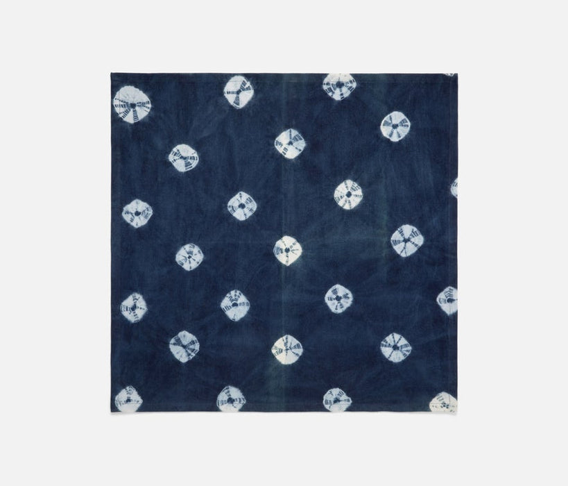 WENDY Spotted Indigo Charm Cocktail Napkin Set (Pack of 4)