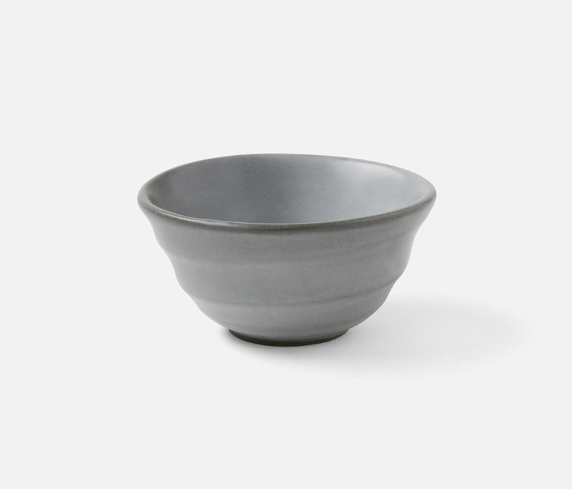 MARCUS Gray Salt Glaze Small Round Serving Bowl (Pack of 2)