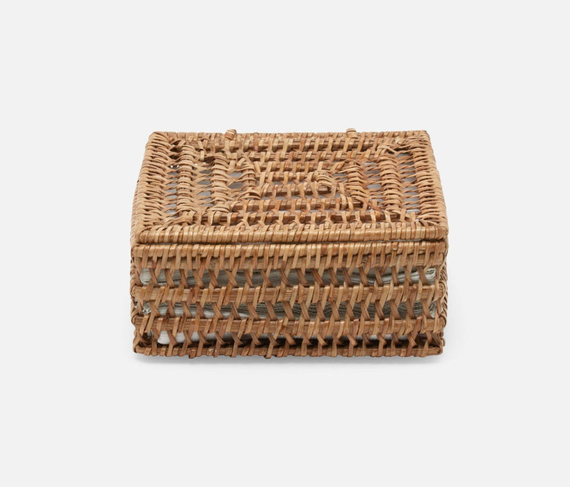 CARLY Natural Rattan Luncheon Napkin Tray