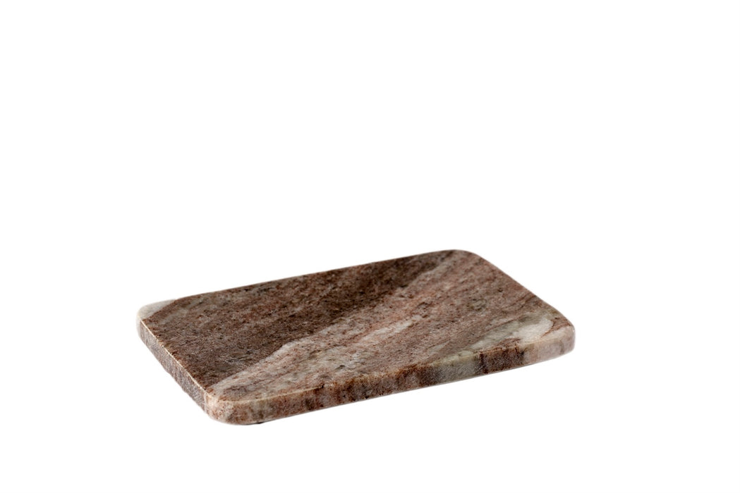 Brown Galaxy Marble Tray/Soap Dish