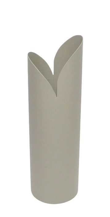 Med. Ivory Iron Vase 13”H - Ivory