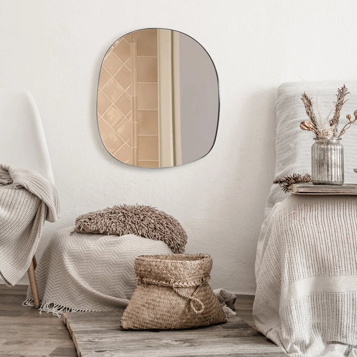 Asymmetrical Accent Wall Mounted Mirror