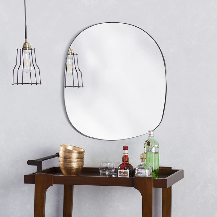 Asymmetrical Accent Wall Mounted Mirror