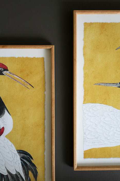 Set of 2 Framed Herons Prints