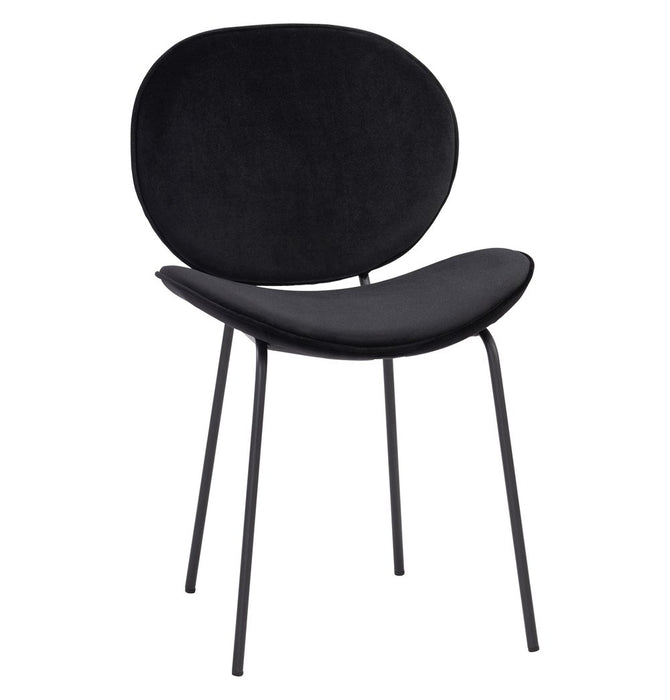 Ormer Dining Chair - Black Velvet