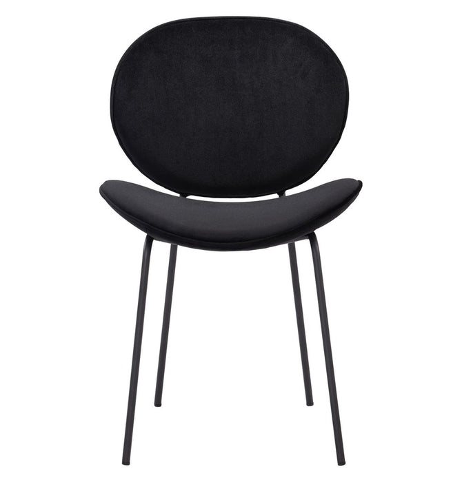Ormer Dining Chair - Black Velvet